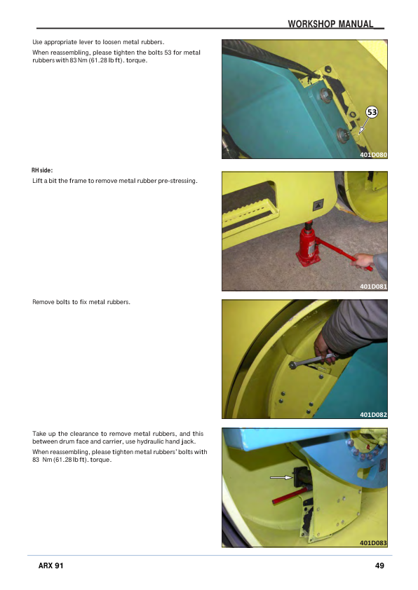 Ammann ARX 91 Heavy Tandem Roller Workshop Repair Manual (Cummins Engine) Workshop Guide