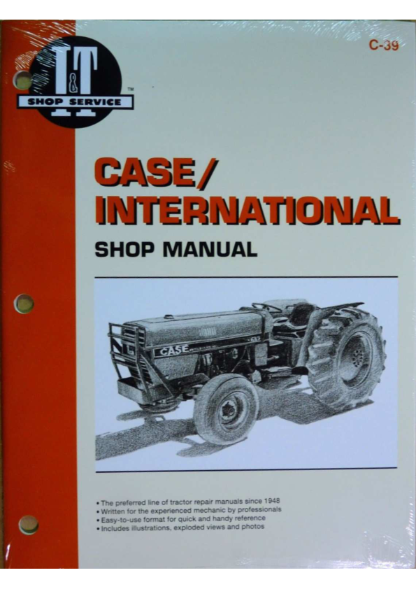Case 385, 485, 585, 685, 885 Tractors Repair Manual Workshop Guide