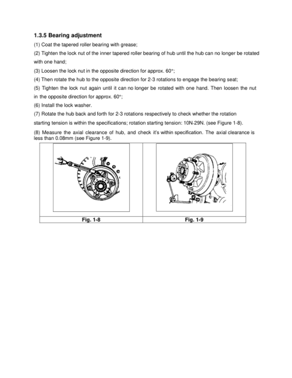 Utilev UT30-35PFE Forklift A396 Series Repair Manual Workshop Guide