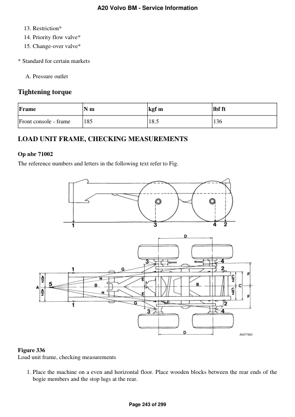 Volvo A20 BM Articulated Dump Truck Repair Service Manual Workshop Guide