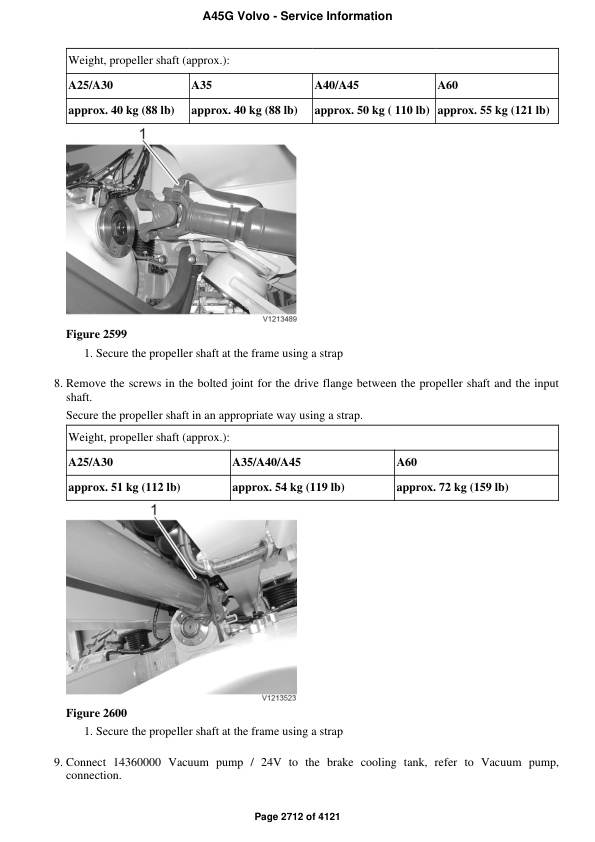 Volvo A45G Articulated Dump Truck Repair Service Manual Workshop Guide