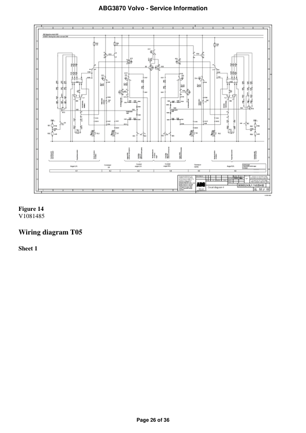 Volvo ABG3870 Pavers Repair Service Manual Workshop Guide