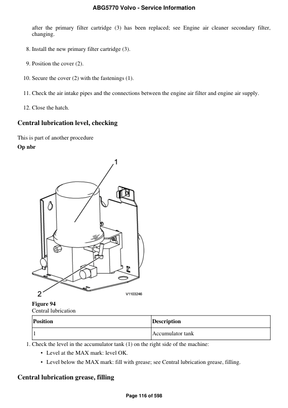 Volvo ABG5770 Pavers Repair Service Manual Workshop Guide