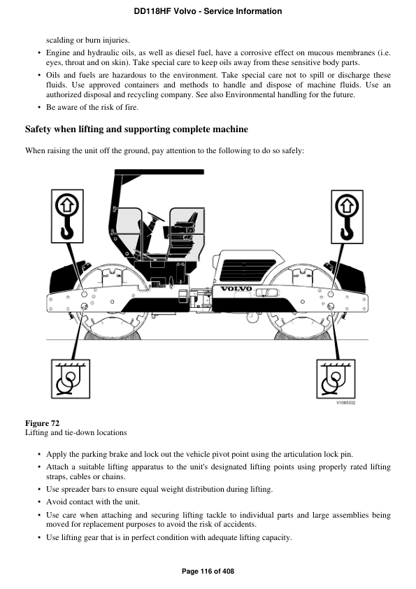 Volvo DD118HF Asphalt Compactors Repair Service Manual Workshop Guide