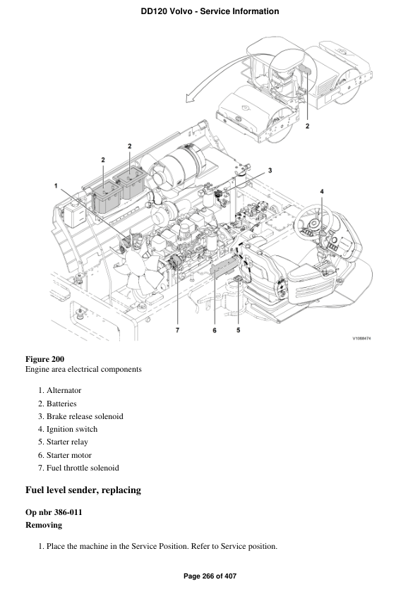 Volvo DD120 Asphalt Compactors Repair Service Manual Workshop Guide