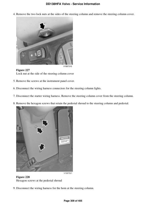 Volvo DD138HFA Asphalt Compactors Repair Service Manual Workshop Guide