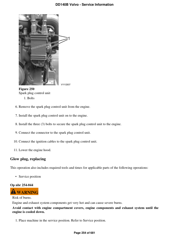 Volvo DD140B Asphalt Compactors Repair Service Manual Workshop Guide