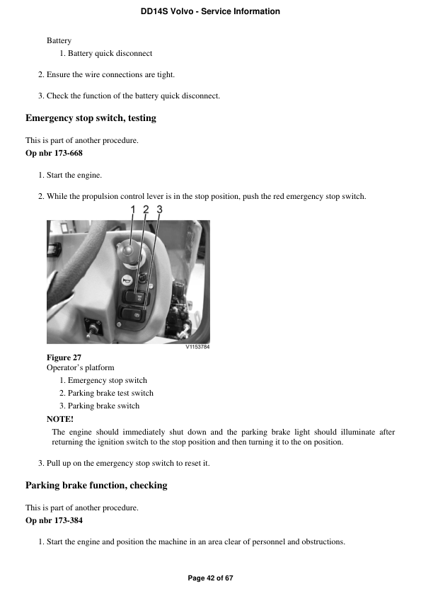 Volvo DD14S Asphalt Compactors Repair Service Manual Workshop Guide