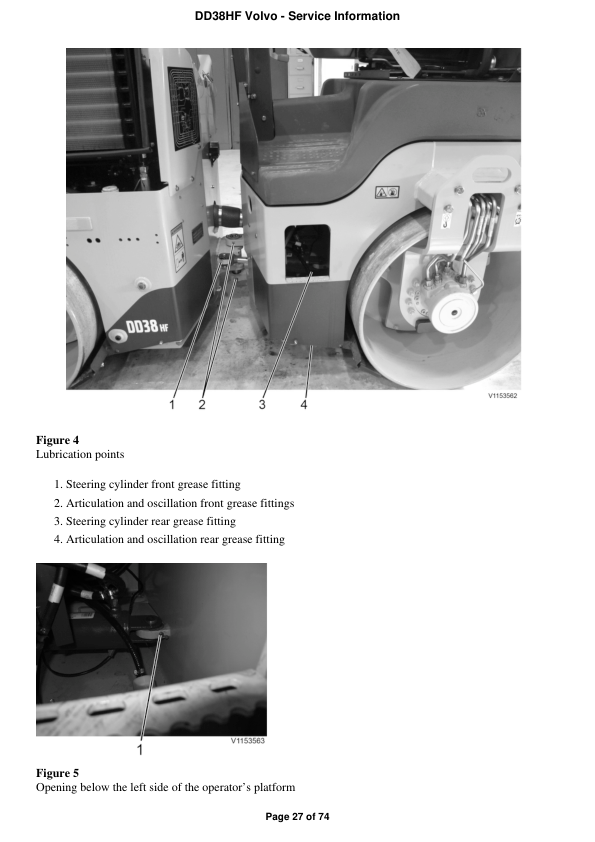 Volvo DD38HF Asphalt Compactors Repair Service Manual Workshop Guide