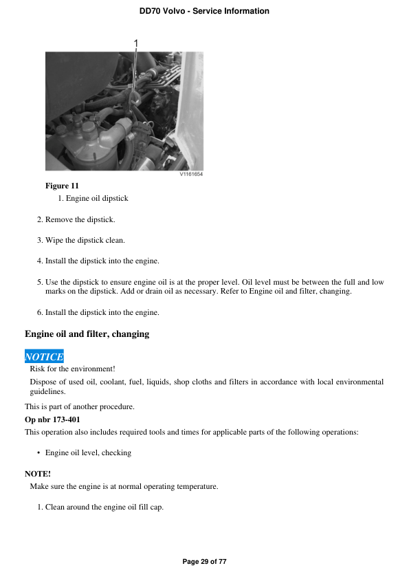 Volvo DD70 Asphalt Compactors Repair Service Manual Workshop Guide