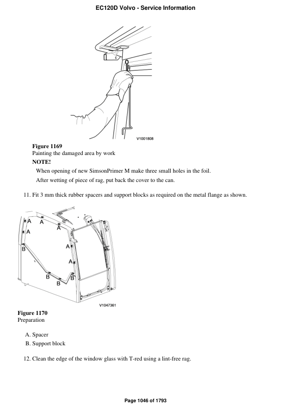 Volvo EC120D Excavator Repair Service Manual Workshop Guide