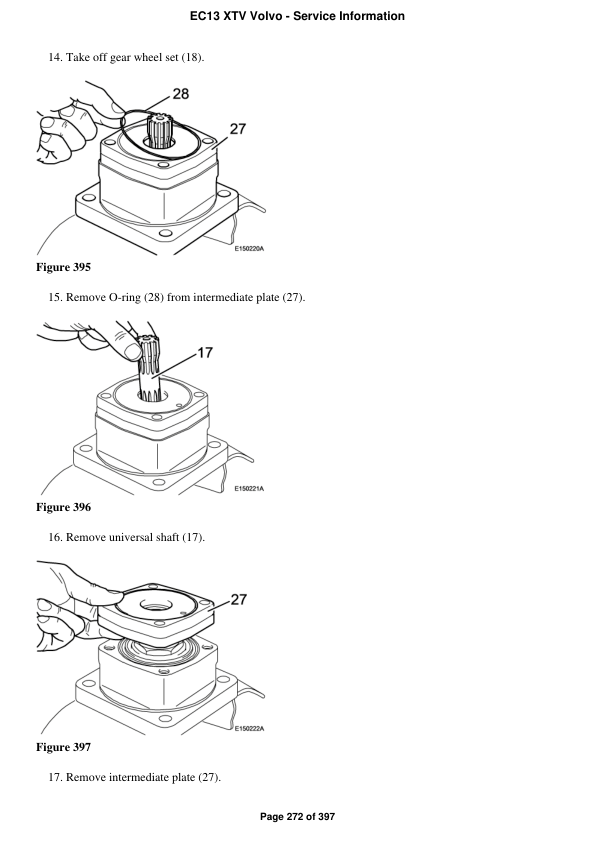 Volvo EC13 XTV Compact Excavator Repair Service Manual Workshop Guide