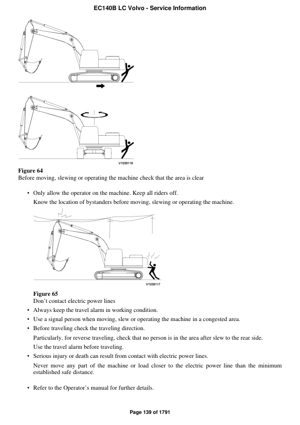 Volvo EC140B LC Excavator Repair Service Manual Workshop Guide