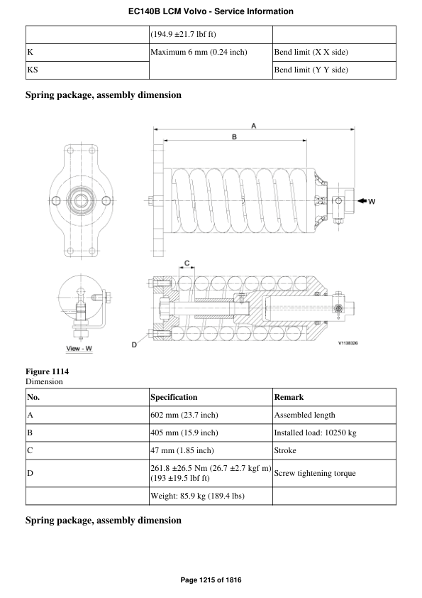 Volvo EC140B LCM Excavator Repair Service Manual Workshop Guide