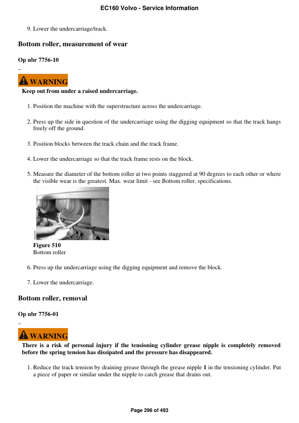 Volvo EC160 Excavator Repair Service Manual Workshop Guide