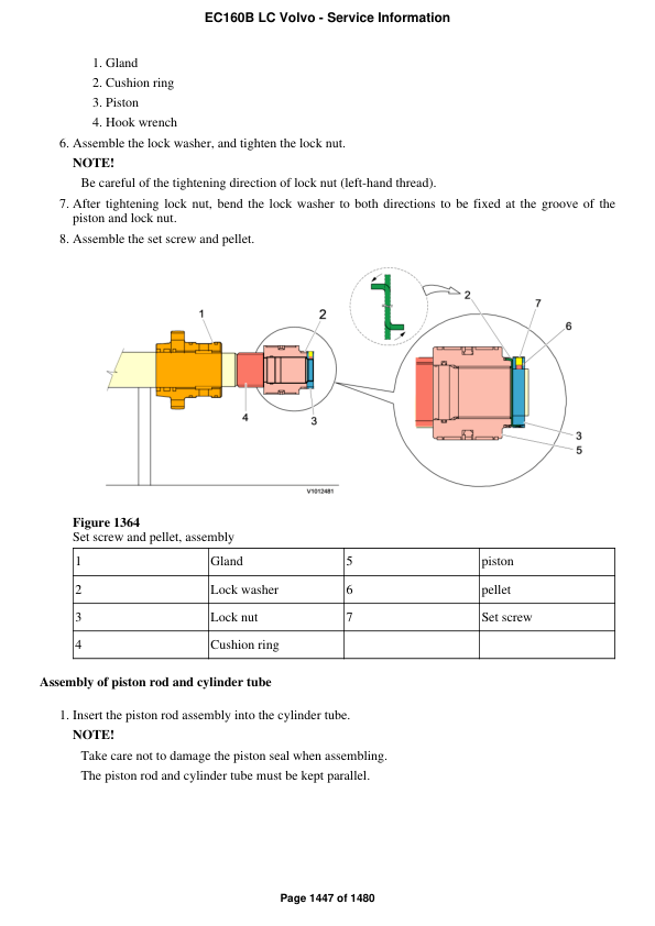Volvo EC160B LC Excavator Repair Service Manual Workshop Guide