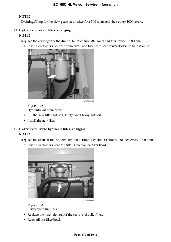 Volvo EC160C NL Excavator Repair Service Manual Workshop Guide