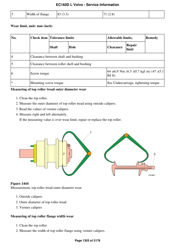 Volvo EC160D L Excavator Repair Service Manual Workshop Guide