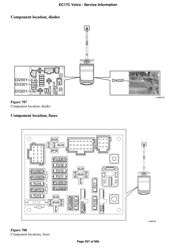 Volvo EC17C Compact Excavator Repair Service Manual Workshop Guide