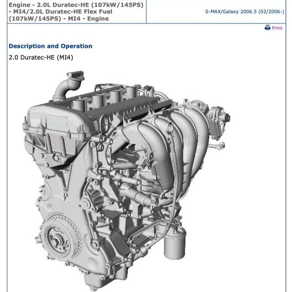 FORD S-MAX GALAXY 2006-2014 Full Manual Set – Repair & Maintenance Manual