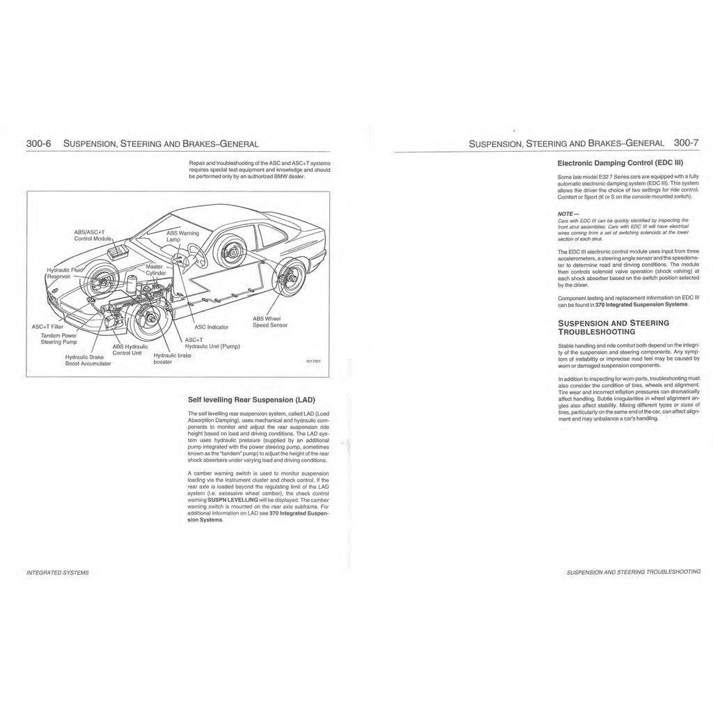 BMW 7 SERIES E32 1988-1994 Full Manual Set – WORKSHOP REPAIR SERVICE MANUAL