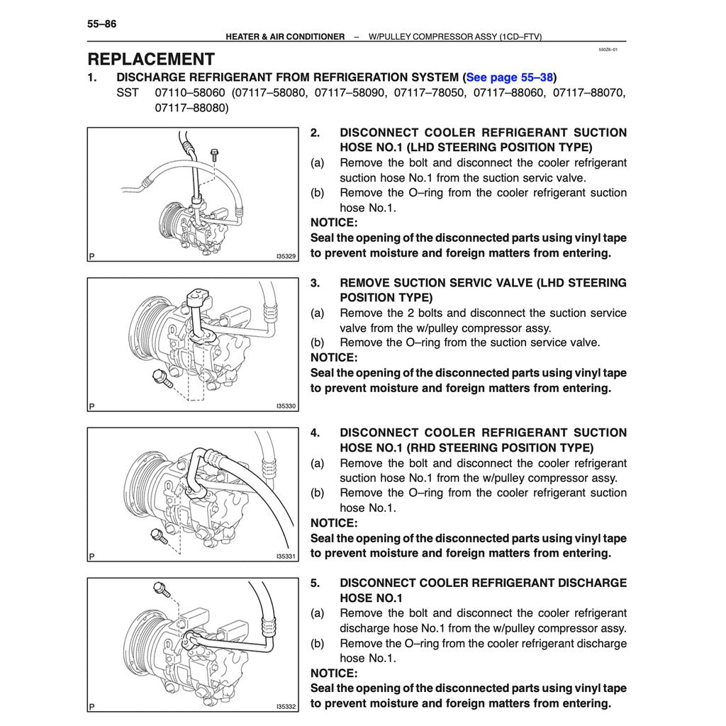 TOYOTA AVENSIS 2003-2009 Full Manual Set – Repair & Maintenance Manual