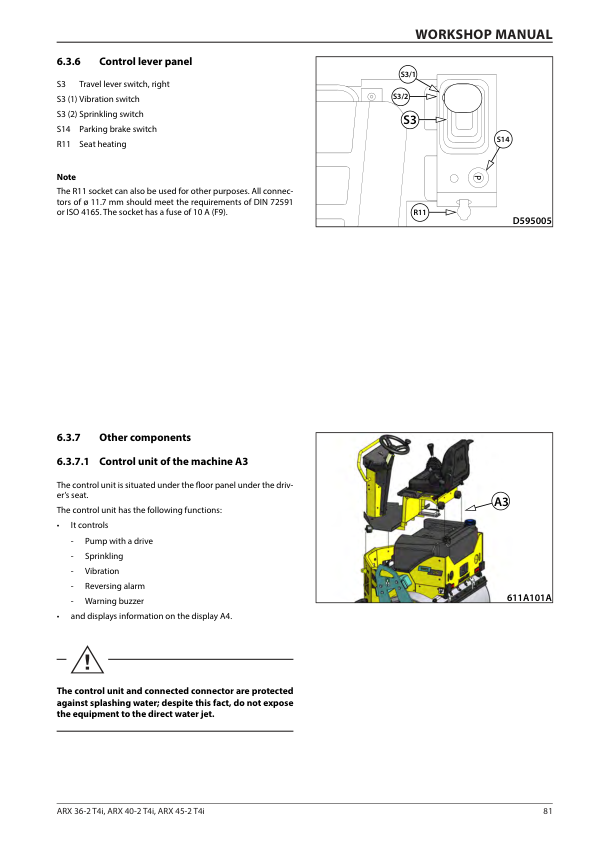 Ammann ARX 36-2, ARX 36-2C Tandem Roller Workshop Repair Manual Workshop Guide