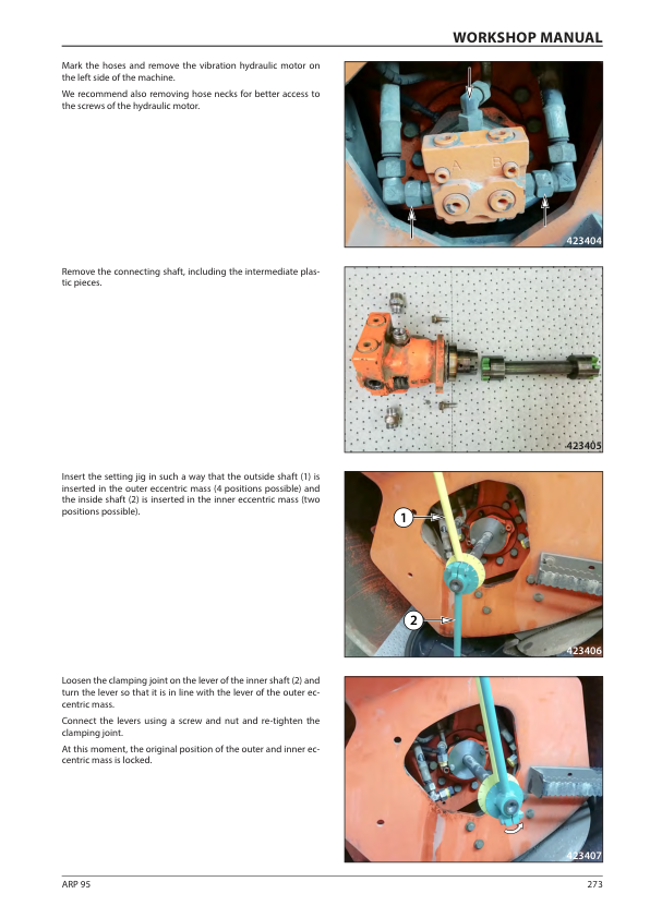Ammann ARP 95, ARP 95C, ARP 95 ACE, ARP 95C ACE Heavy Tandem Roller Workshop Repair Manual Workshop Guide