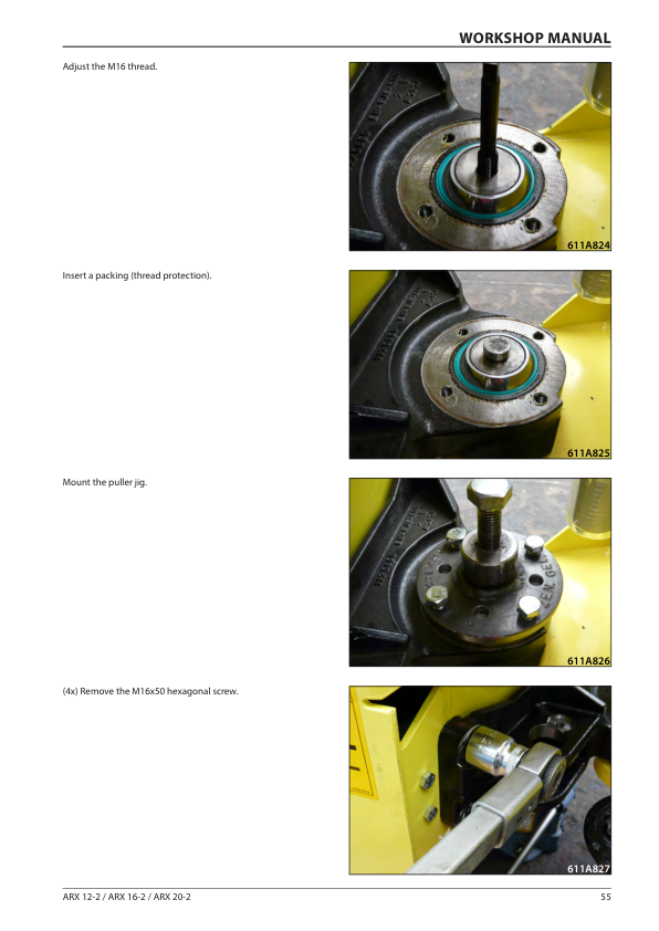 Ammann ARX 16-2, ARX 16-2C Tandem Roller Workshop Repair Manual Workshop Guide