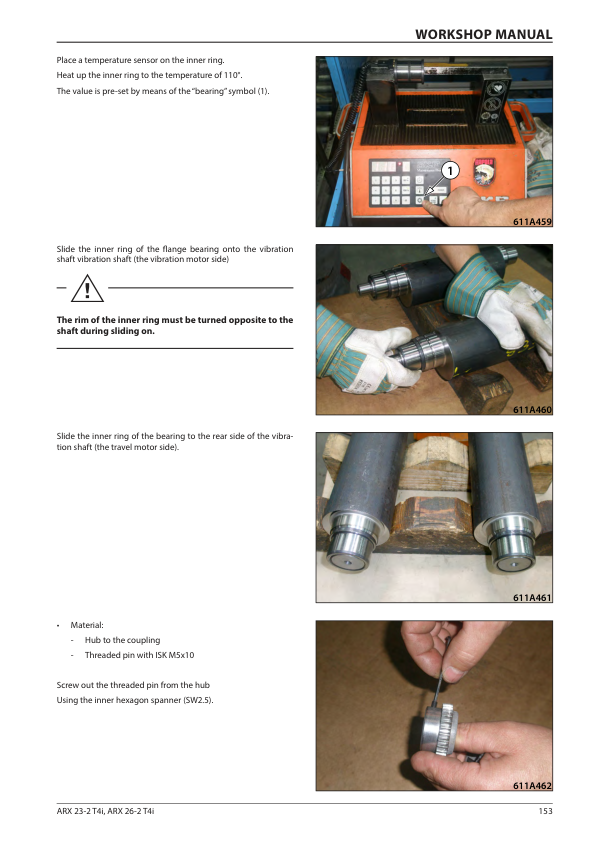 Ammann ARX 26-2, ARX 26-2C Tandem Roller Workshop Repair Manual Workshop Guide