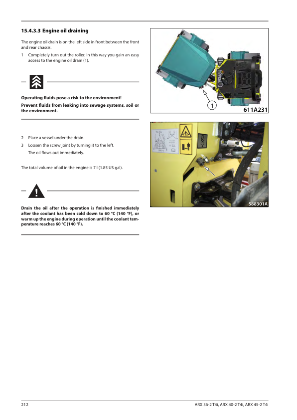 Ammann ARX 45-2, ARX 45-2C Tandem Roller Workshop Repair Manual Workshop Guide