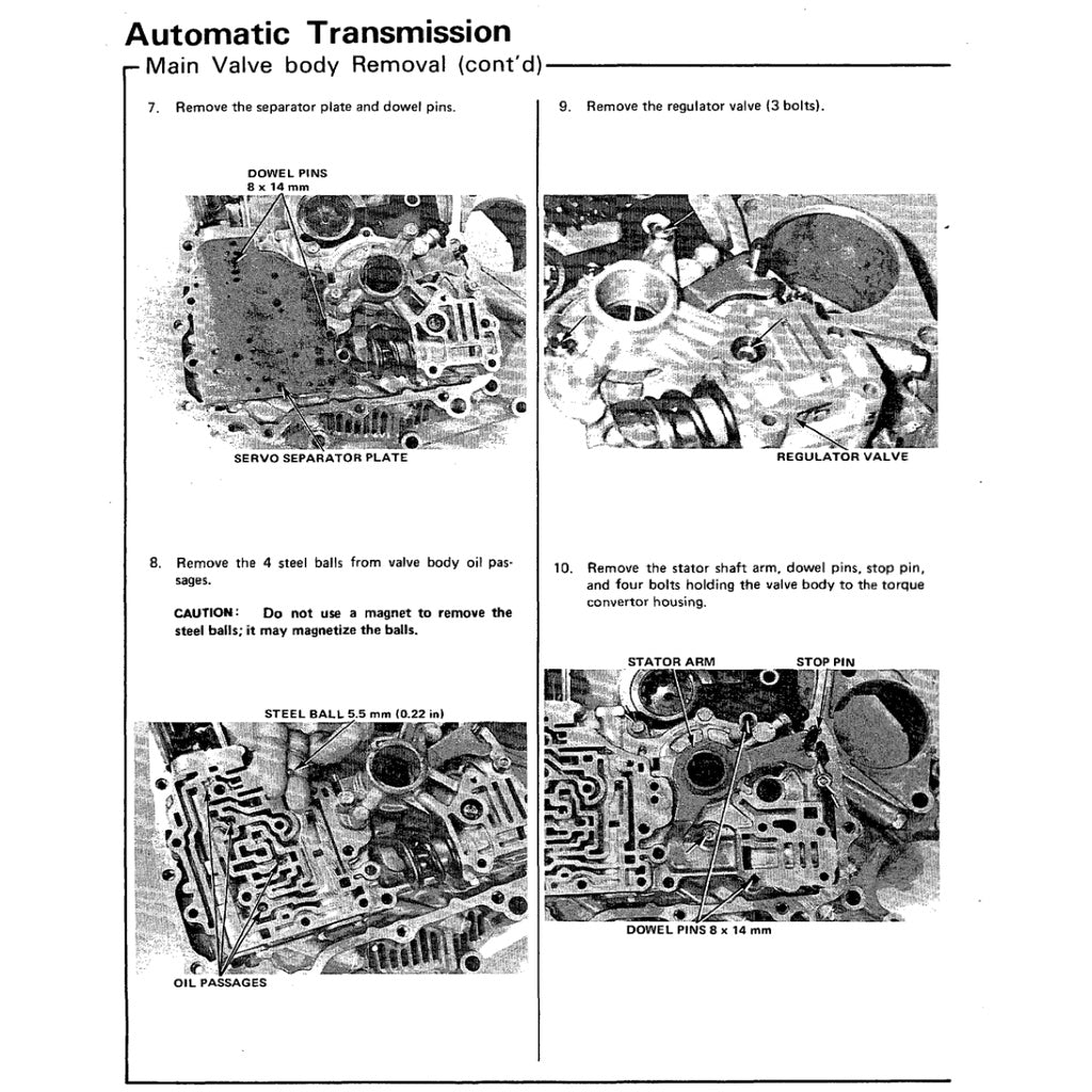 HONDA PRELUDE AB B1-6 BB 1982-1986 Full Manual Set – Repair & Maintenance Manual