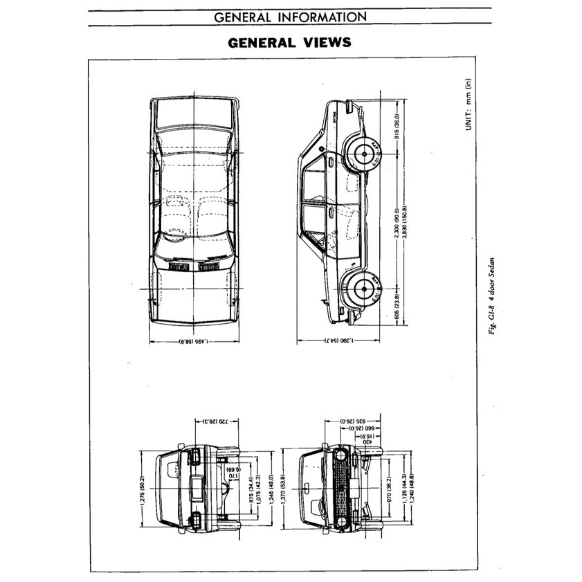 DATSUN 1200 B110 1970-1973 Full Manual Set – Repair & Maintenance Manual
