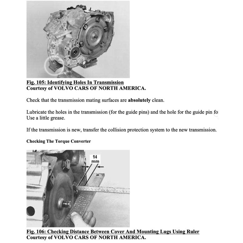 VOLVO S60 2001-2009 Full Manual Set – Repair & Maintenance Manual