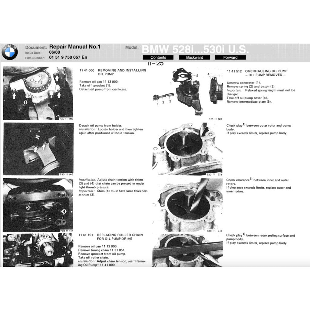 BMW 5 SERIES E28 1982-1988 Full Manual Set – Repair & Maintenance Manual