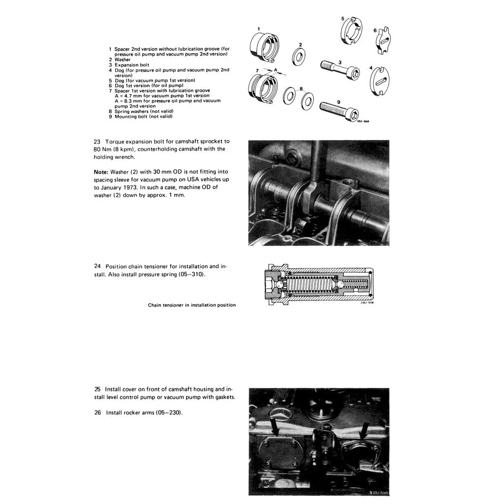 MERCEDES-BENZ ENGINE M110 1980–1996 Full Manual Set – Repair & Maintenance Manual