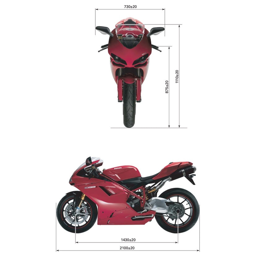 DUCATI 1098 2007-2009 Full Manual Set – Repair & Maintenance Manual and Spare Parts Catalog