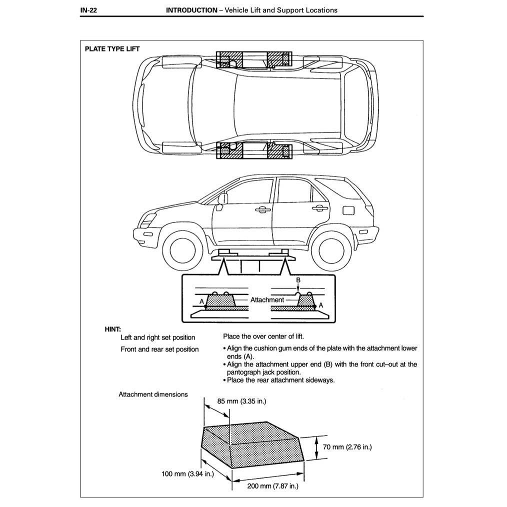 TOYOTA HARRIER I XU10 1998-2003 Full Manual Set – Repair & Maintenance Manual