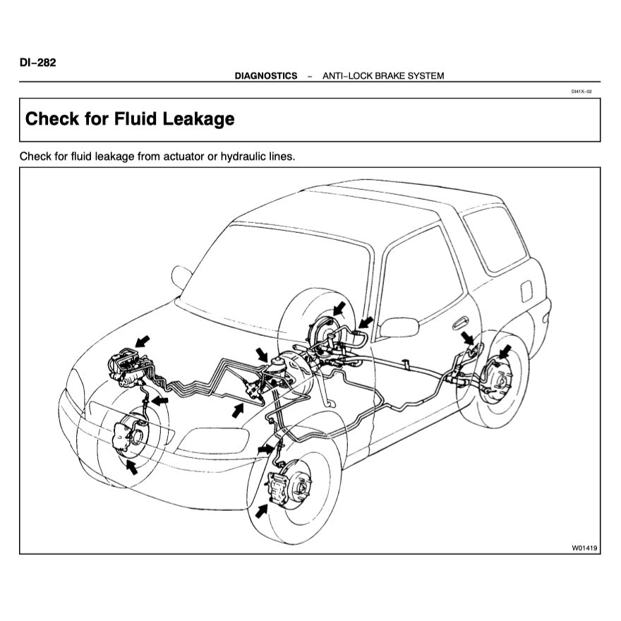 TOYOTA RAV4 XA10 1996-2000 Full Manual Set – Repair & Maintenance Manual