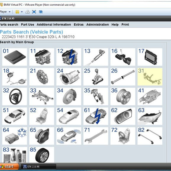 SUPER COMBO BMW TYPE "E" 1981-2011 Full Manual Set – SERVICE LIBRARY - TIS-ETK-WDS