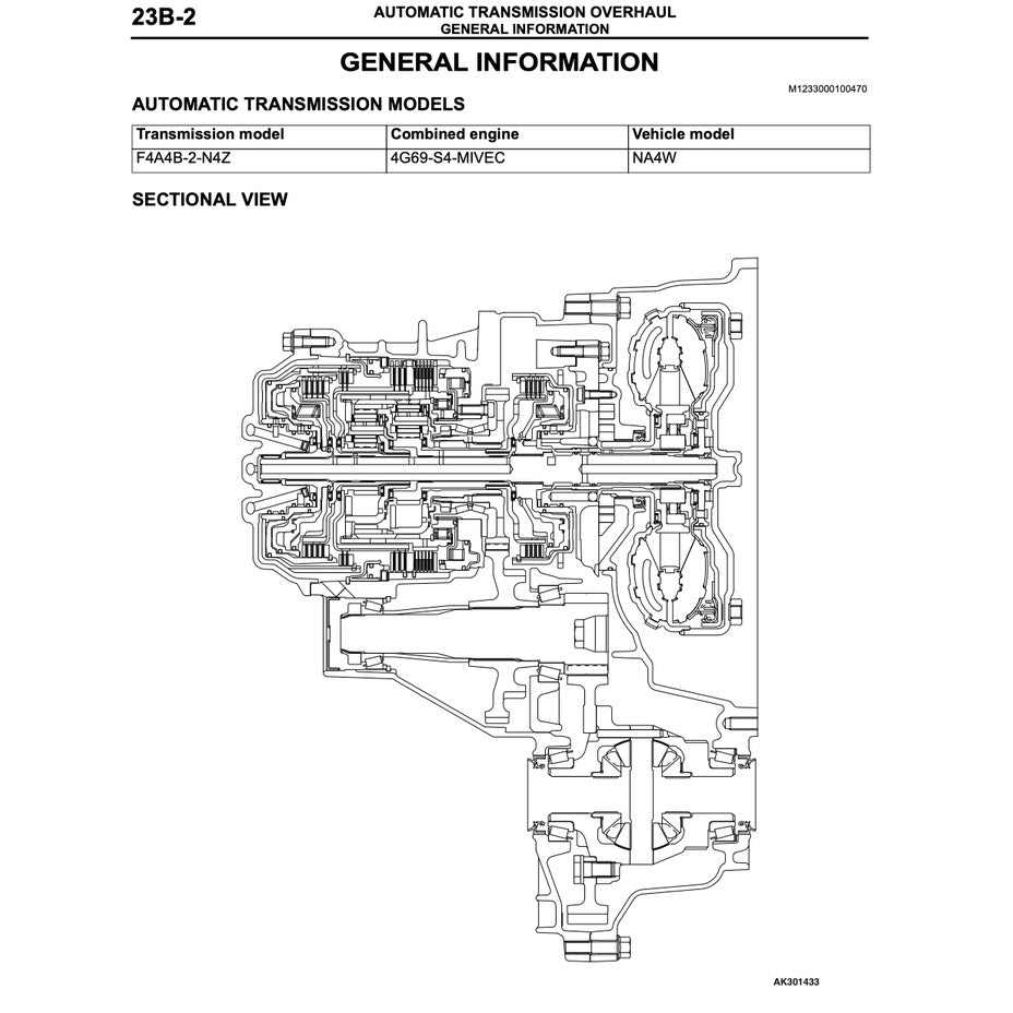 MITSUBISHI GRANDIS 2003-2011 Full Manual Set – Repair & Maintenance Manual