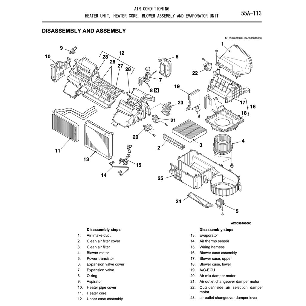 MITSUBISHI OUTLANDER II CW 2006-2012 Full Manual Set – Repair & Maintenance Manual