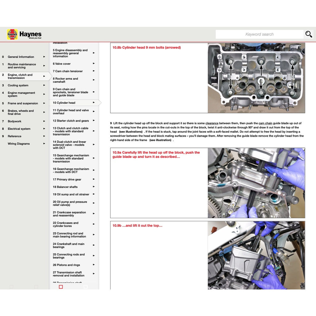 HONDA CRF1000 A/A2/D/D2 AFRICA TWIN 2016-2019 Full Manual Set – Repair & Maintenance Manual