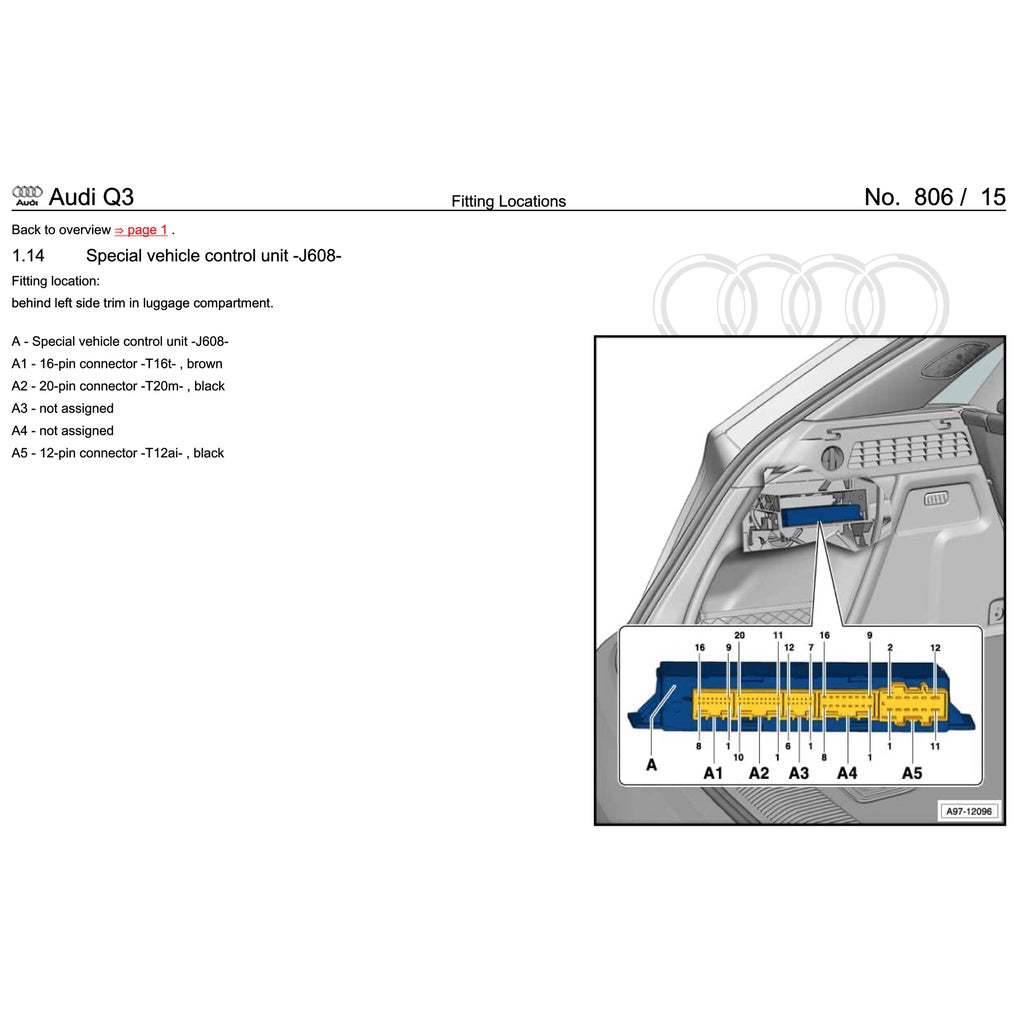 AUDI Q3 8U 2011-2018 Full Manual Set – Repair & Maintenance Manual