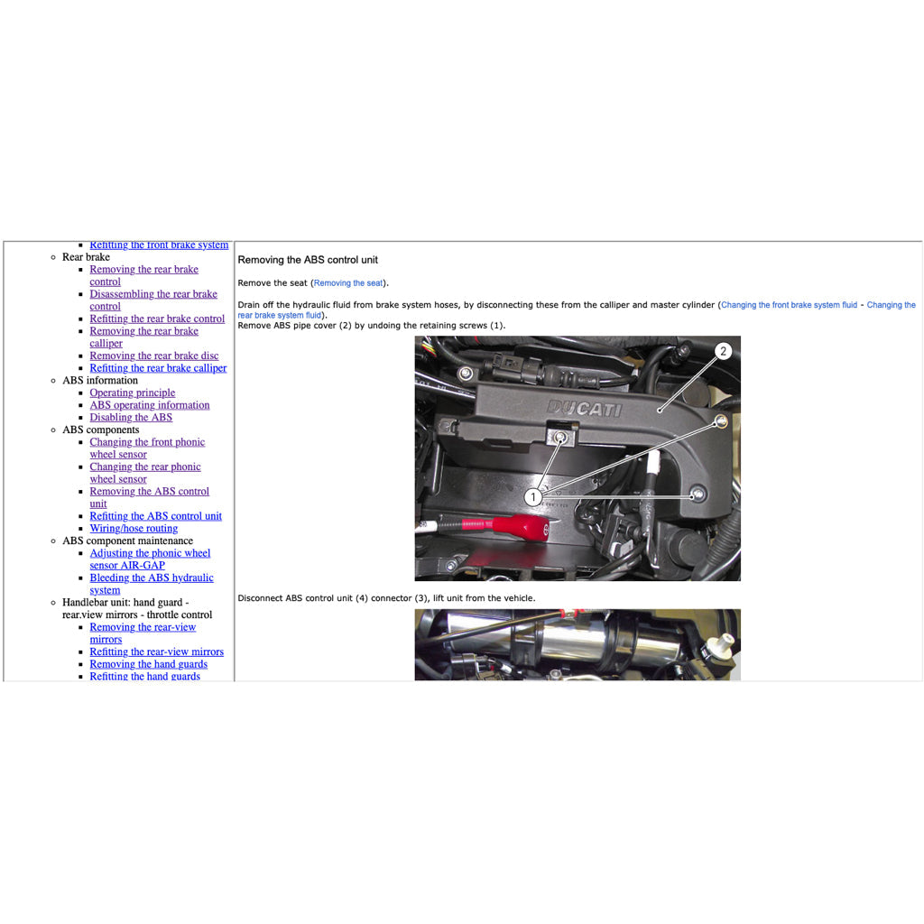DUCATI MULTISTRADA 1200S 2013-2014 Full Manual Set – Repair & Maintenance Manual and Spare Parts Catalog and User Handbook