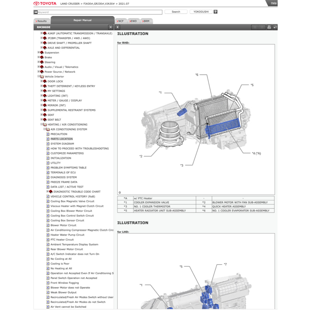 TOYOTA LAND CRUISER J300 2021+ Full Manual Set – ONLINE Repair & Maintenance Manual