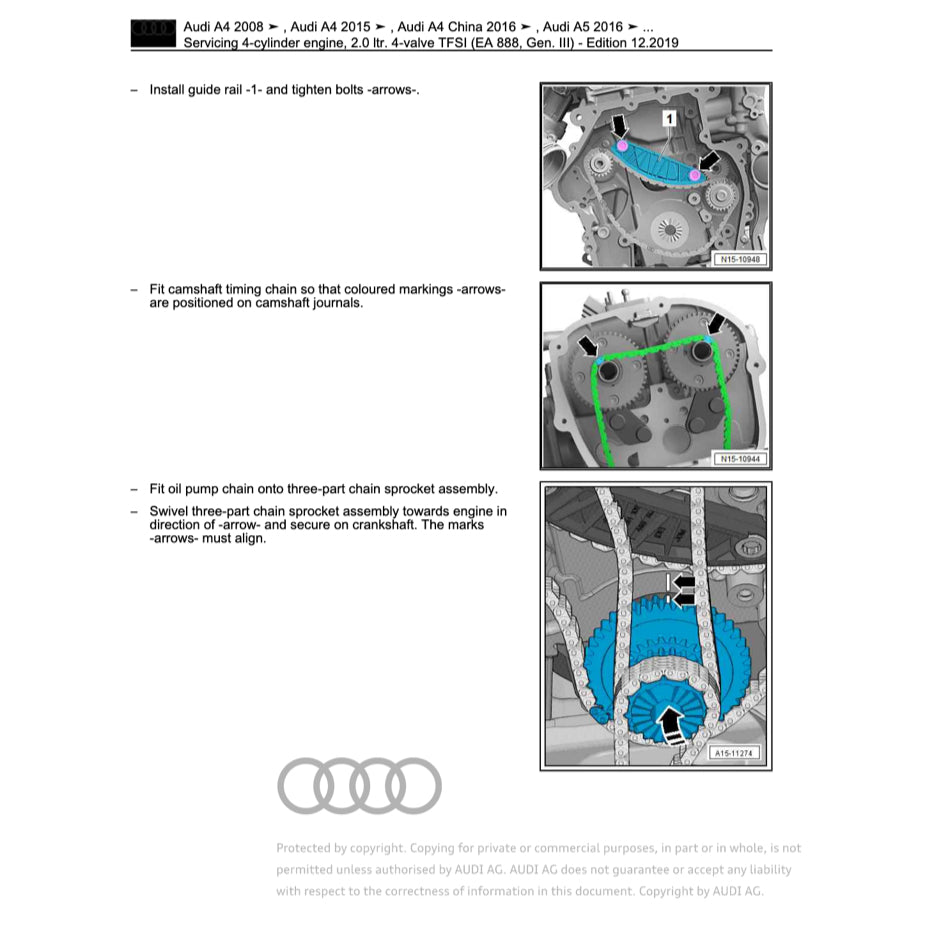 Audi Q5 8R 2008-2017 Full Manual Set – FACTORY Repair & Maintenance Manual