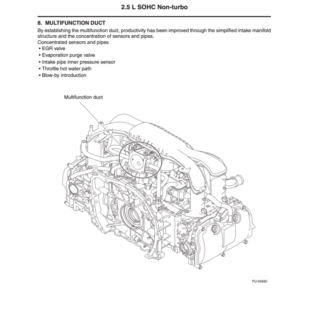 SUBARU LEGACY BM 2009-2014 Full Manual Set – Repair & Maintenance Manual