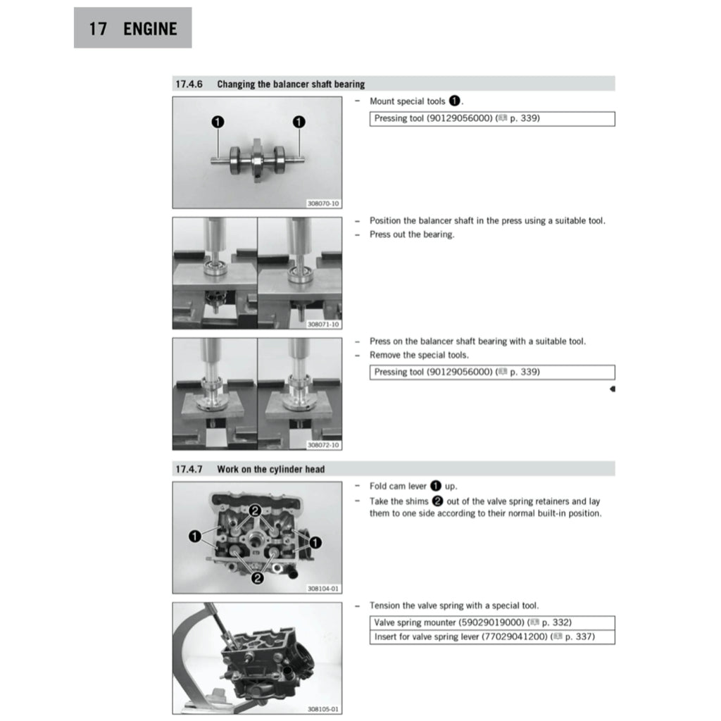 KTM DUKE 250 2015-2020 Full Manual Set – Repair & Maintenance Manual and Spare Parts Catalog and User Handbook