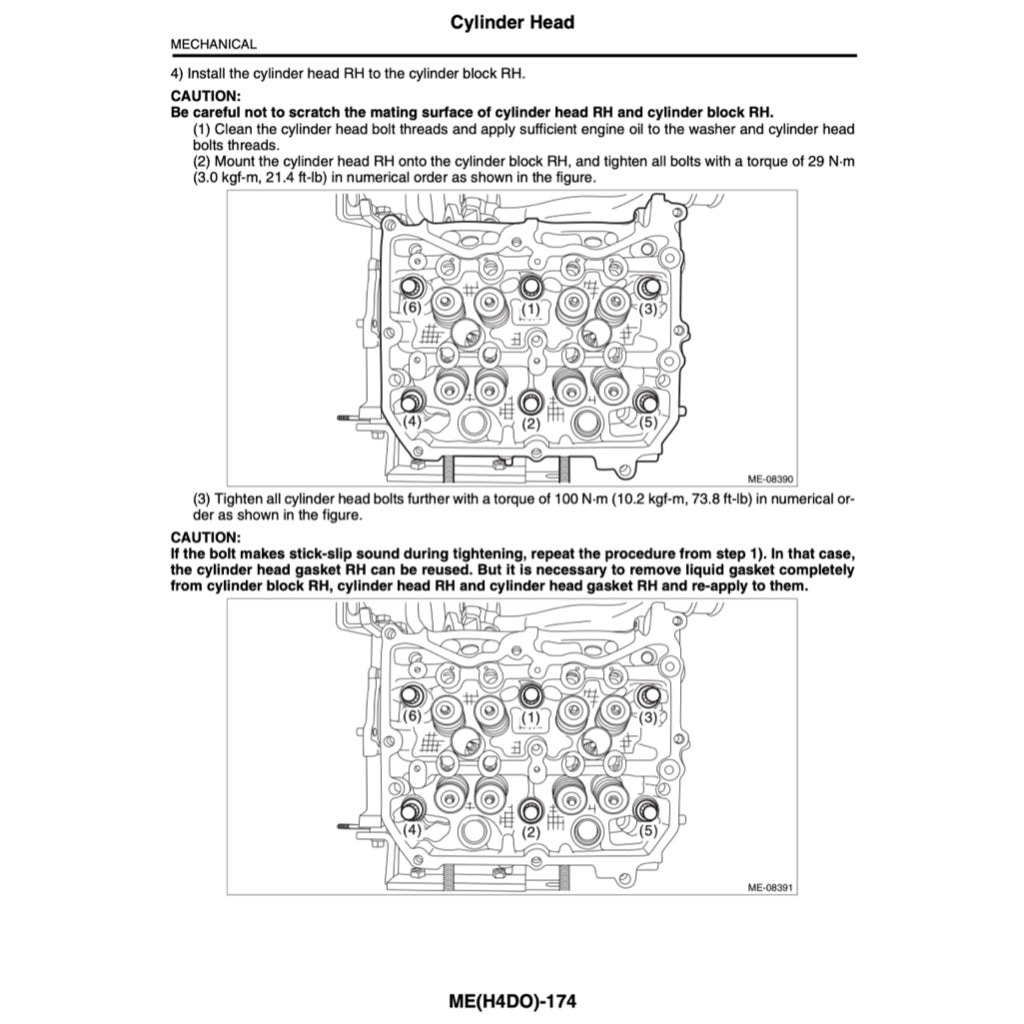 SUBARU LEGACY BN/BS 2014-2019 Full Manual Set – Repair & Maintenance Manual